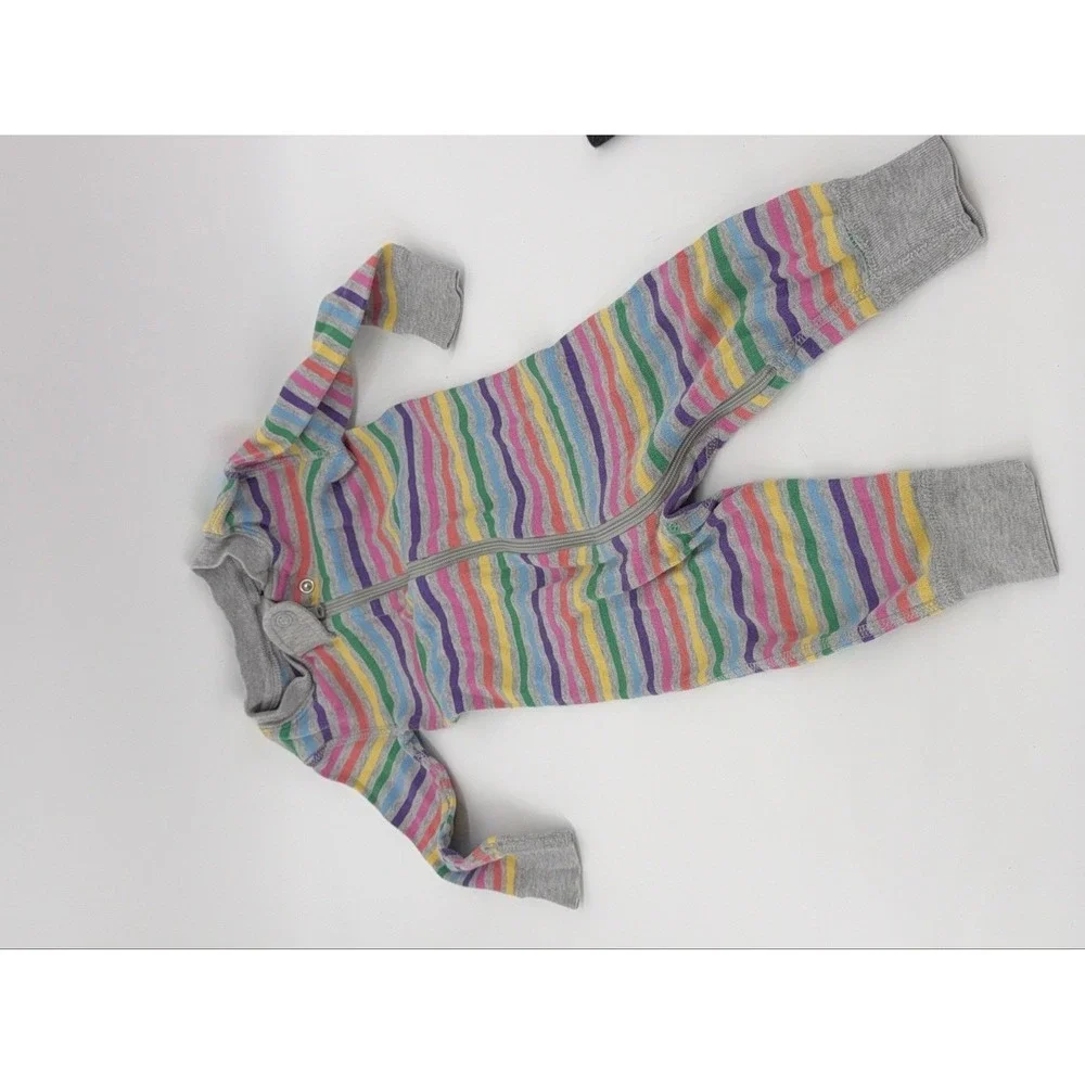 Hanna Andersson Baby Toddler Sleepers Organic Cotton Zip Pajamas  70 75cm 12-18m
